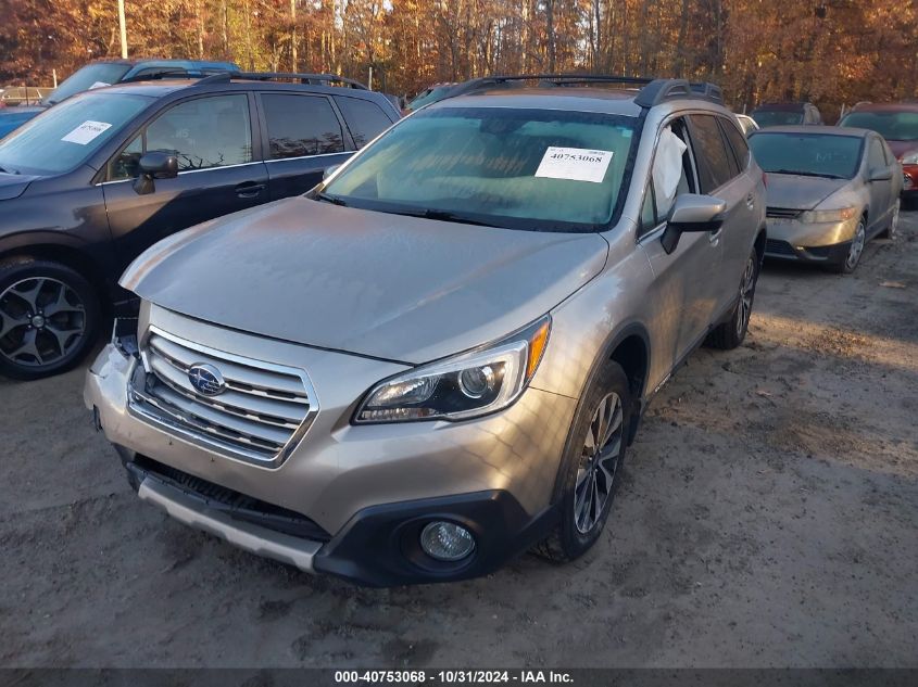 2016 Subaru Outback 3.6R Limited VIN: 4S4BSENC4G3326276 Lot: 40753068