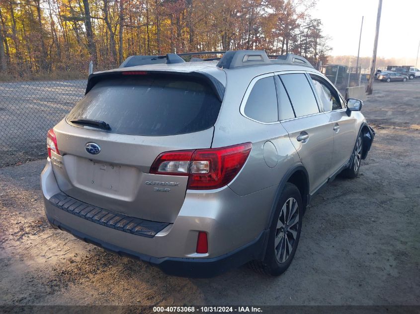 2016 Subaru Outback 3.6R Limited VIN: 4S4BSENC4G3326276 Lot: 40753068