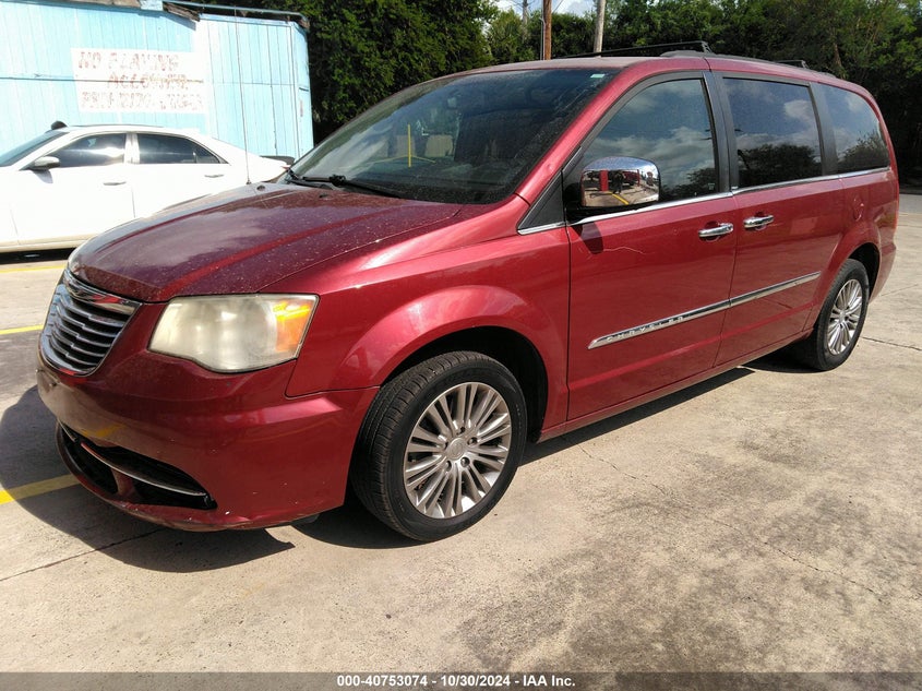 Vin: 2c4rc1cg5er249887, lot: 41242503, chrysler town & country touring-l 20142