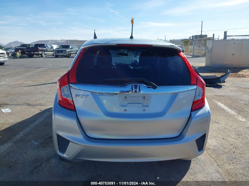 2015 Honda Fit Ex/Ex-L VIN: 3HGGK5H86FM710219 Lot: 40753091