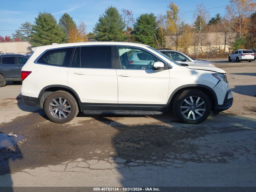 2019 Honda Pilot Ex-L VIN: 5FNYF6H57KB064142 Lot: 40753134