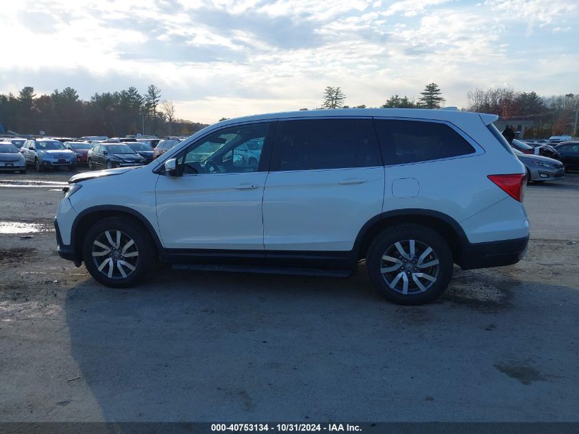 2019 Honda Pilot Ex-L VIN: 5FNYF6H57KB064142 Lot: 40753134