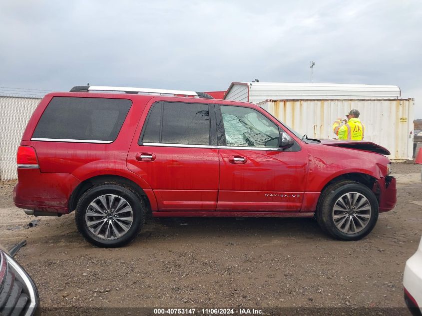 2016 Lincoln Navigator Select VIN: 5LMJJ2JT3GEL06170 Lot: 40753147