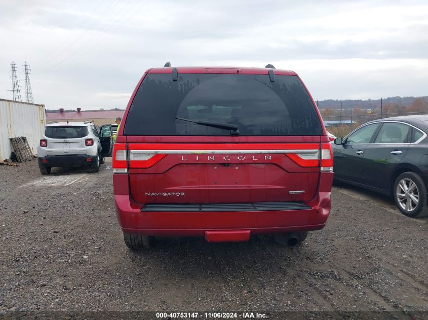 2016 Lincoln Navigator Select VIN: 5LMJJ2JT3GEL06170 Lot: 40753147