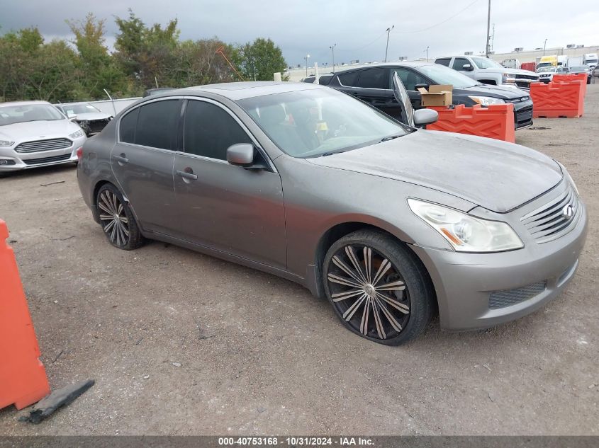 2007 Infiniti G35X VIN: JNKBV61F77M806869 Lot: 40753168