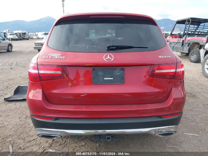 2018 Mercedes-Benz Glc 300 4Matic VIN: WDC0G4KB3JV015978 Lot: 40753170