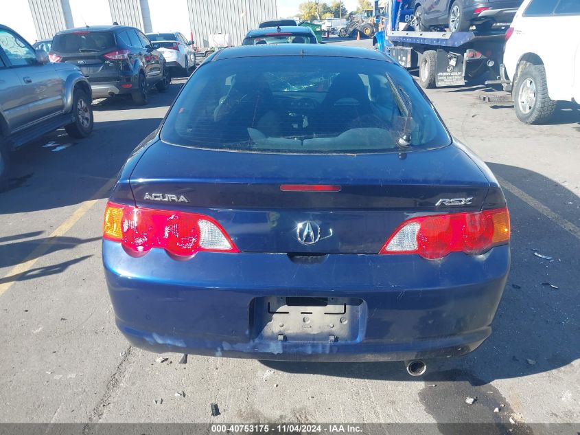 2003 Acura Rsx VIN: JH4DC54803C019400 Lot: 40753175