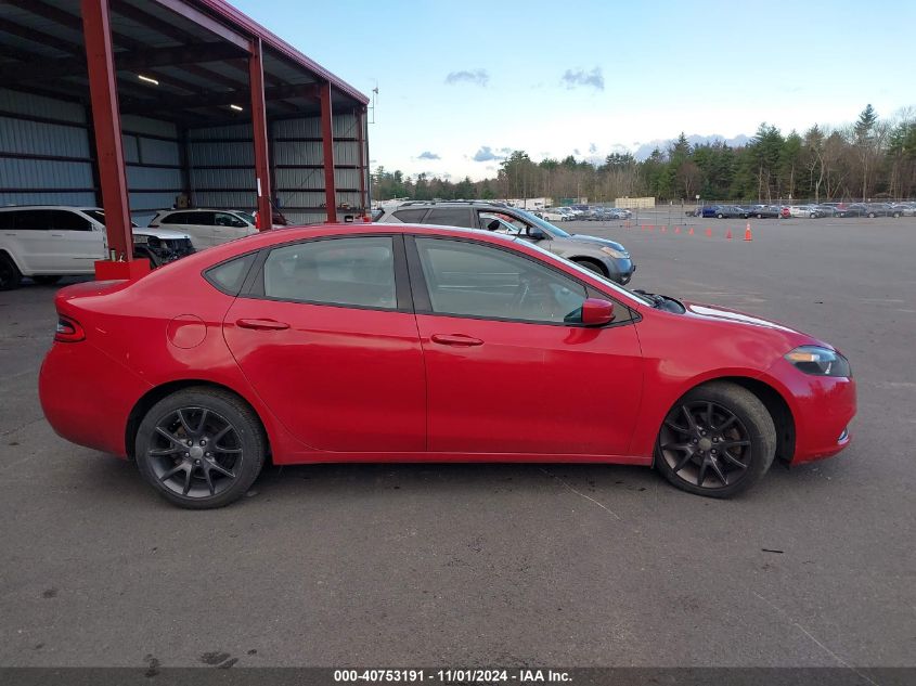 2016 Dodge Dart Sxt VIN: 1C3CDFBB6GD505924 Lot: 40753191