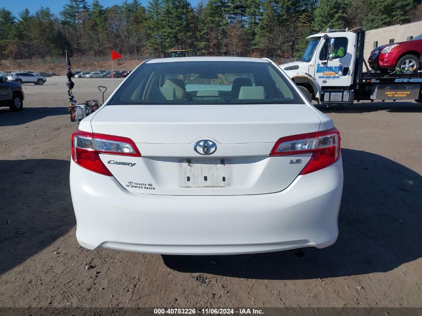 2012 Toyota Camry Le VIN: 4T1BF1FK6CU520699 Lot: 40753226