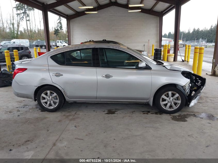 2014 Nissan Versa 1.6 Sv VIN: 3N1CN7AP9EL850631 Lot: 40753236