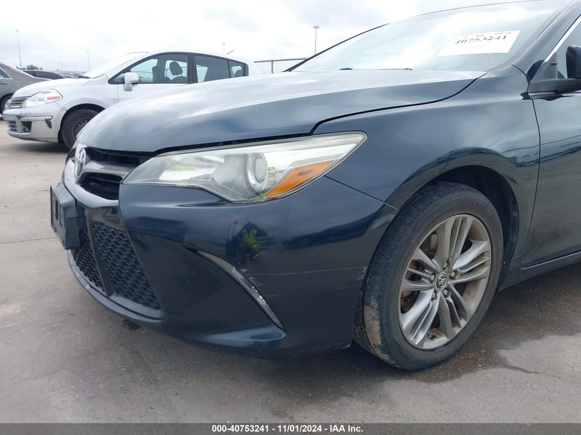 2016 TOYOTA CAMRY SE - 4T1BF1FK5GU186929