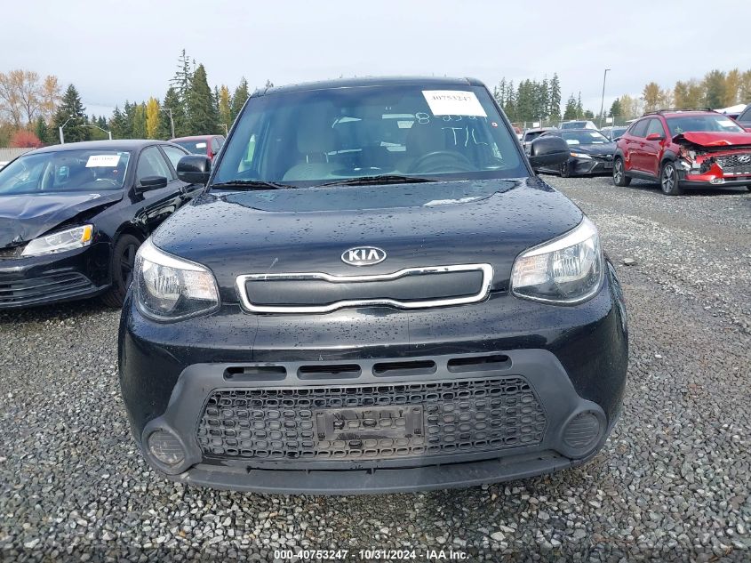 2015 Kia Soul VIN: KNDJN2A26F7121505 Lot: 40753247