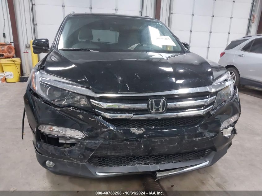 2018 Honda Pilot Touring VIN: 5FNYF6H90JB026835 Lot: 40753255