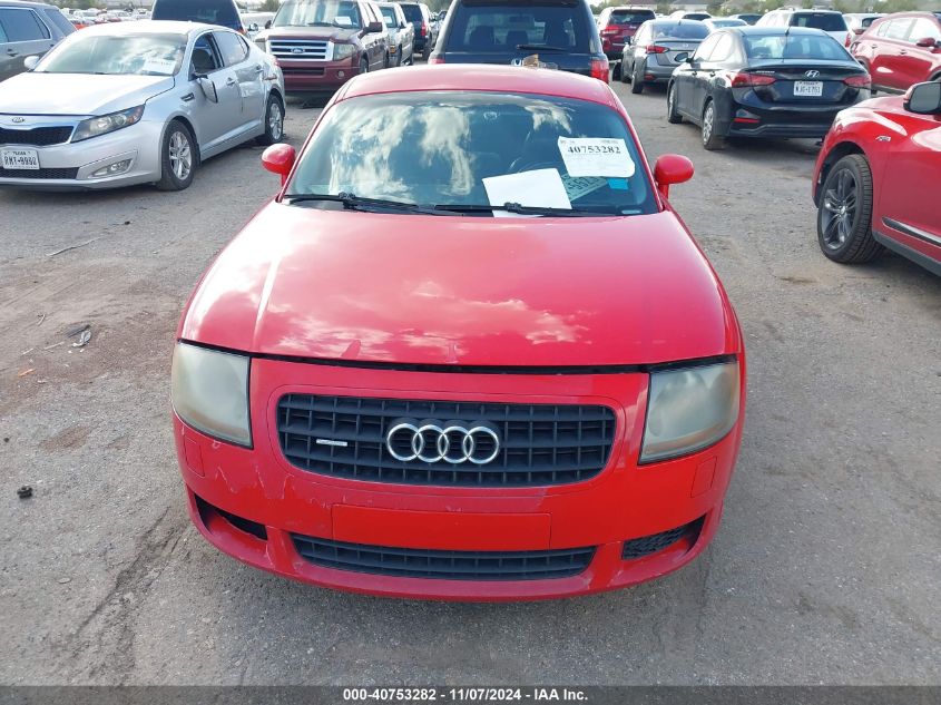 2004 Audi Tt 3.2L VIN: TRUWF28N041013387 Lot: 40753282