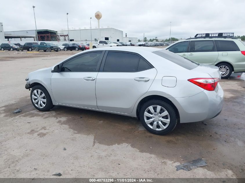 2015 Toyota Corolla Le VIN: 5YFBURHE2FP332246 Lot: 40753298
