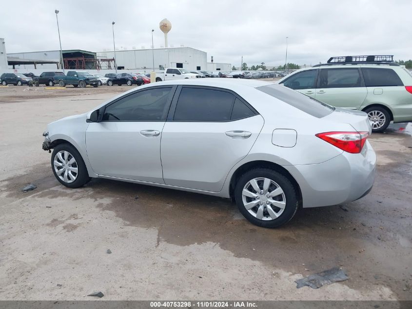 2015 Toyota Corolla Le VIN: 5YFBURHE2FP332246 Lot: 40753298