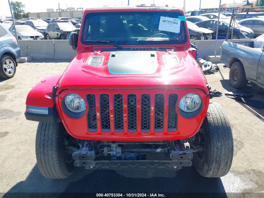 2022 Jeep Wrangler 4Xe Unlimited Rubicon 4X4 VIN: 1C4JJXR68NW228818 Lot: 40753304