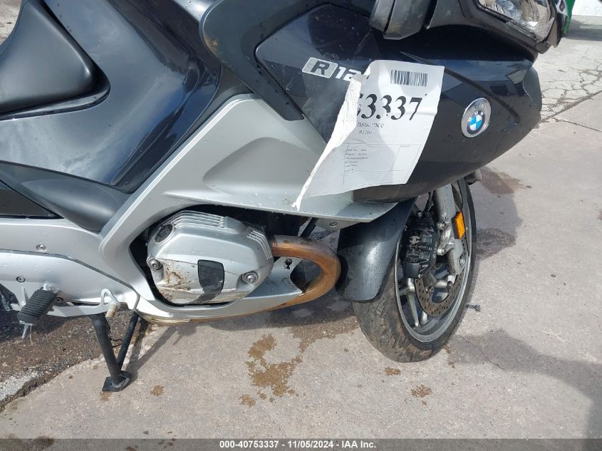 2010 BMW R1200 Rt VIN: WB1044005AZW18176 Lot: 40753337