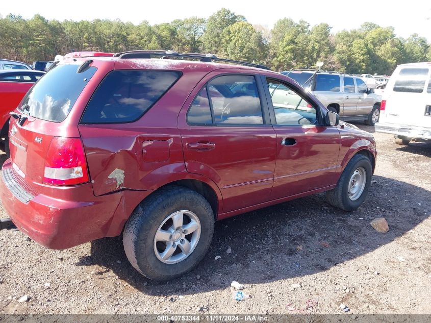 2006 Kia Sorento Ex/Lx VIN: KNDJC733365572153 Lot: 40753344