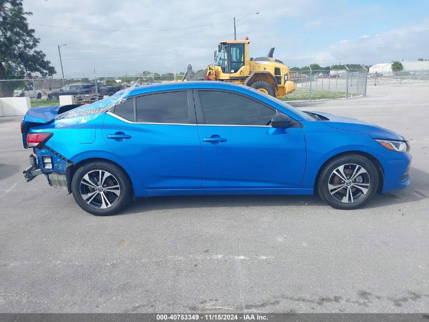 2022 Nissan Sentra Sv Xtronic Cvt VIN: 3N1AB8CV4NY261345 Lot: 40753349