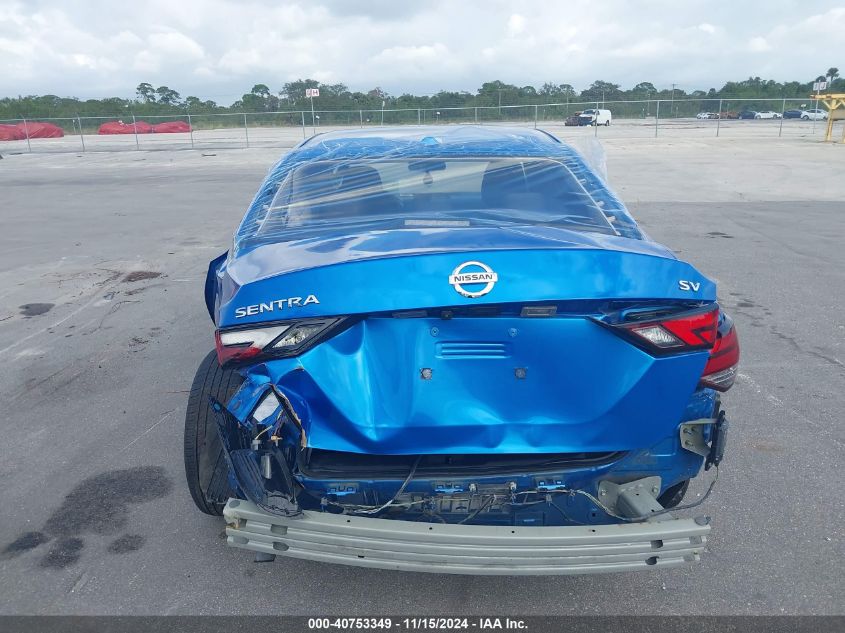 2022 Nissan Sentra Sv Xtronic Cvt VIN: 3N1AB8CV4NY261345 Lot: 40753349