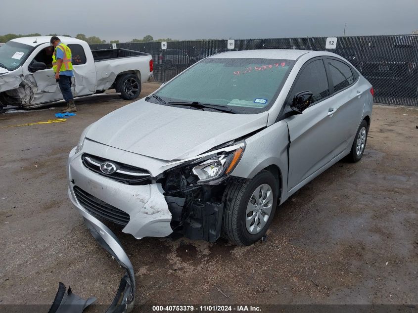 2015 Hyundai Accent Gls VIN: KMHCT4AE9FU916579 Lot: 40753379