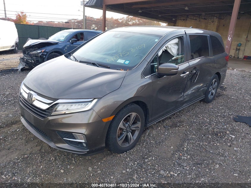 Vin: 5fnrl6h83jb038823, lot: 41242837, honda odyssey touring 20182