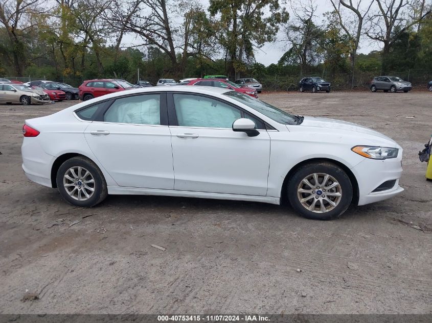 2017 Ford Fusion S VIN: 3FA6P0G70HR363330 Lot: 40753415