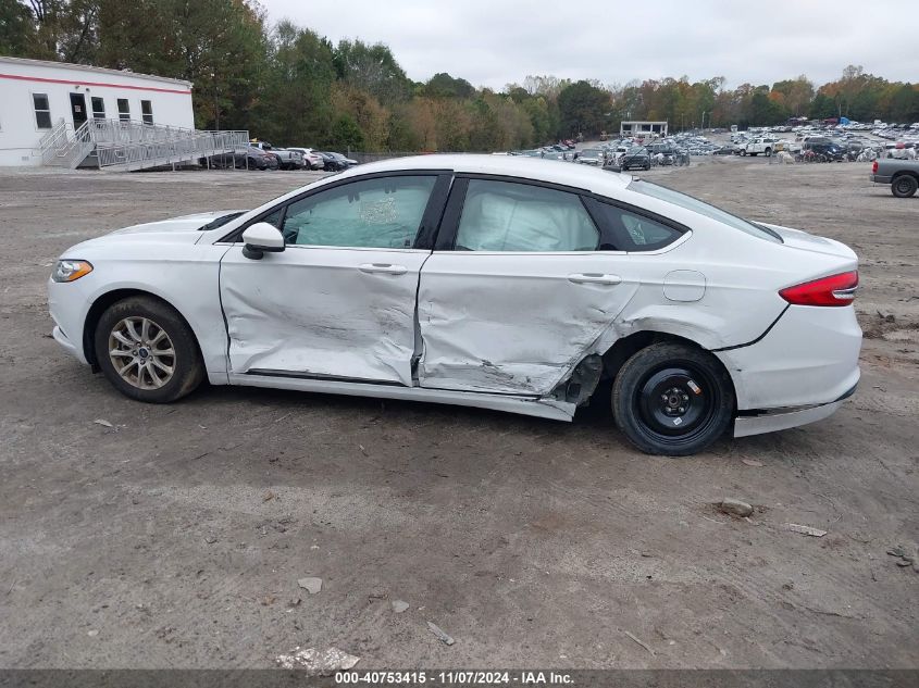 2017 Ford Fusion S VIN: 3FA6P0G70HR363330 Lot: 40753415