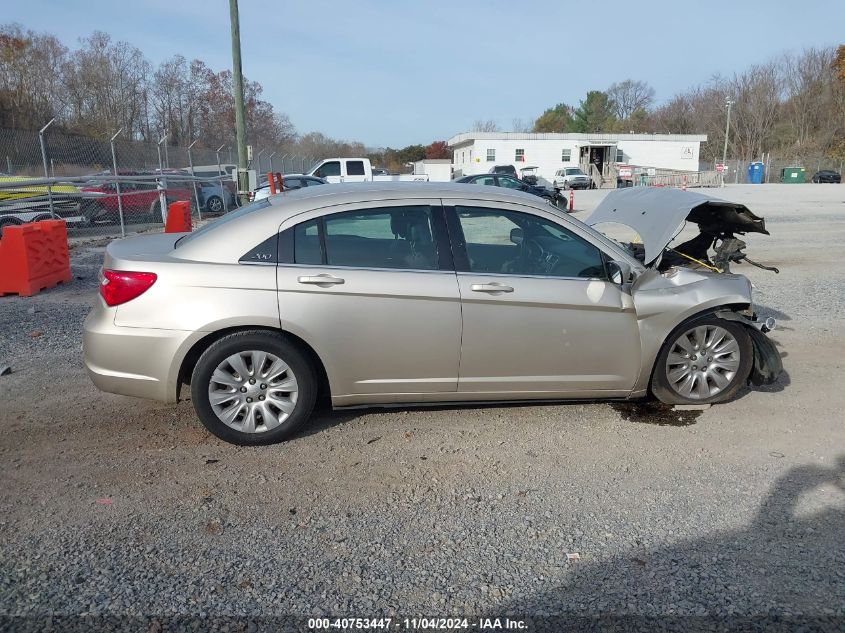 2014 Chrysler 200 Lx VIN: 1C3CCBABZEN209030 Lot: 40753447