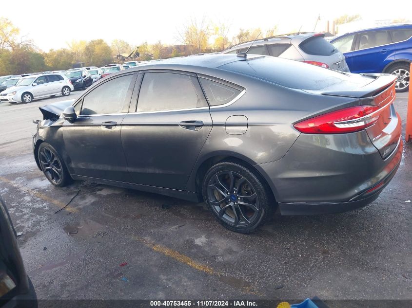 2018 Ford Fusion S VIN: 3FA6P0G79JR115048 Lot: 40753455