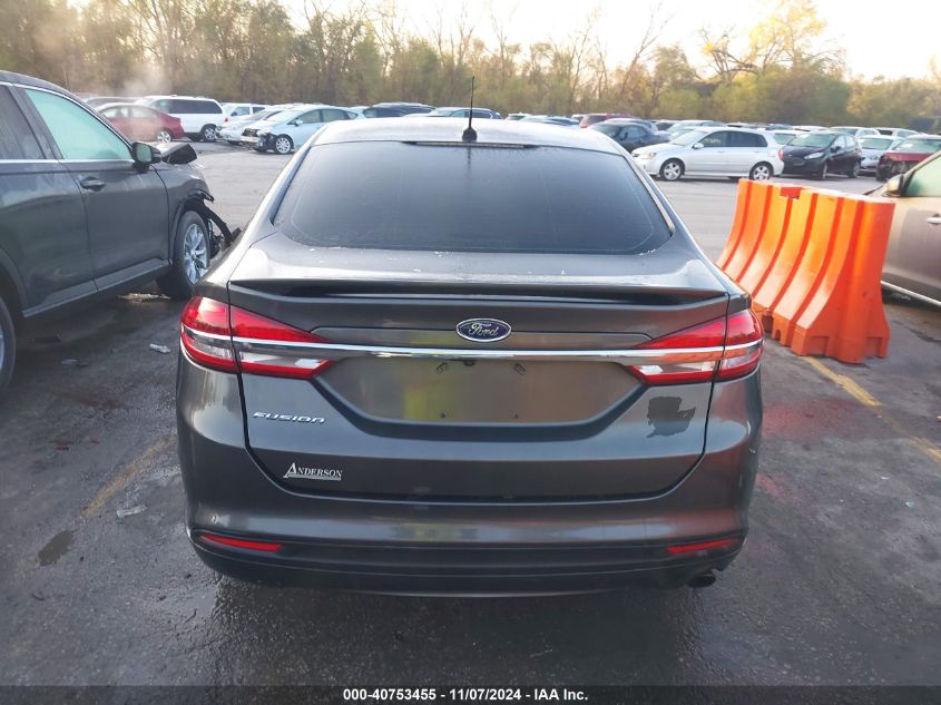 2018 Ford Fusion S VIN: 3FA6P0G79JR115048 Lot: 40753455