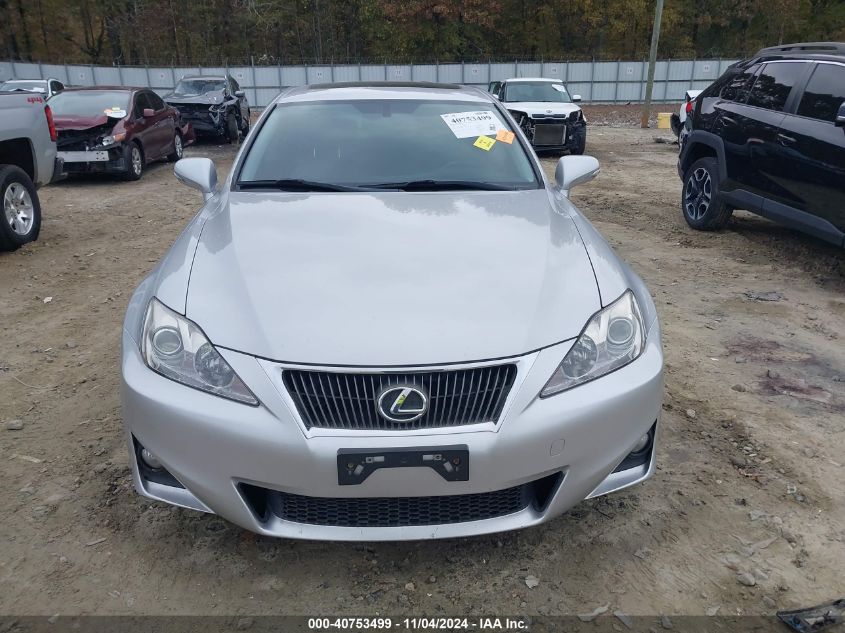 2012 Lexus Is 250 VIN: JTHBF5C22C5180928 Lot: 40753499