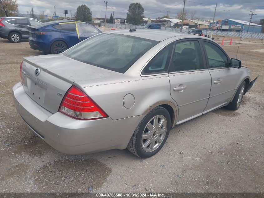 2007 Mercury Montego Premier VIN: 1MEHM43167G607104 Lot: 40753508