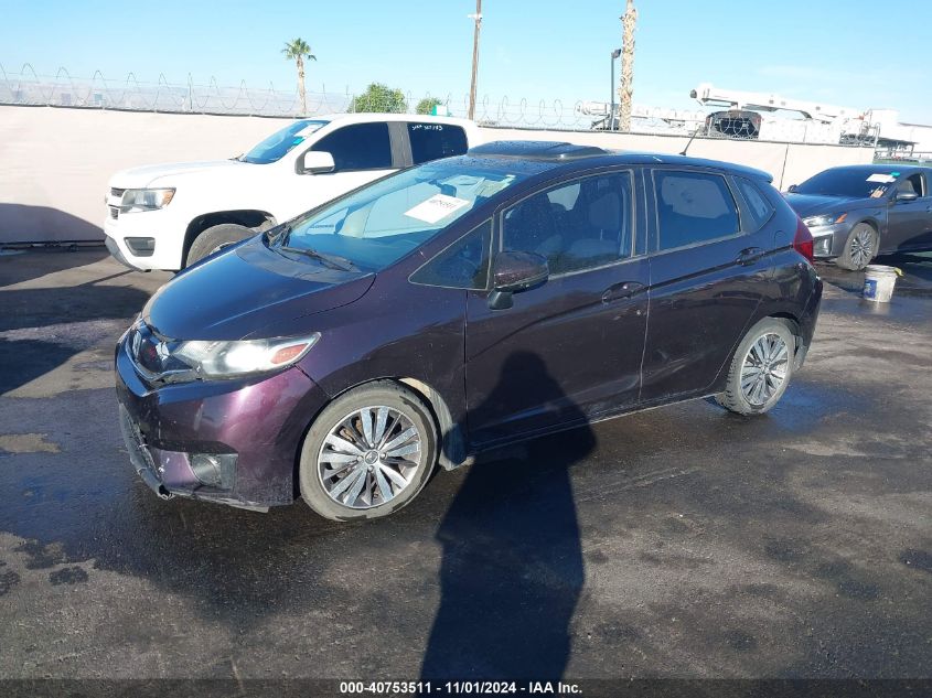 2017 Honda Fit Ex VIN: JHMGK5H74HS013033 Lot: 40753511