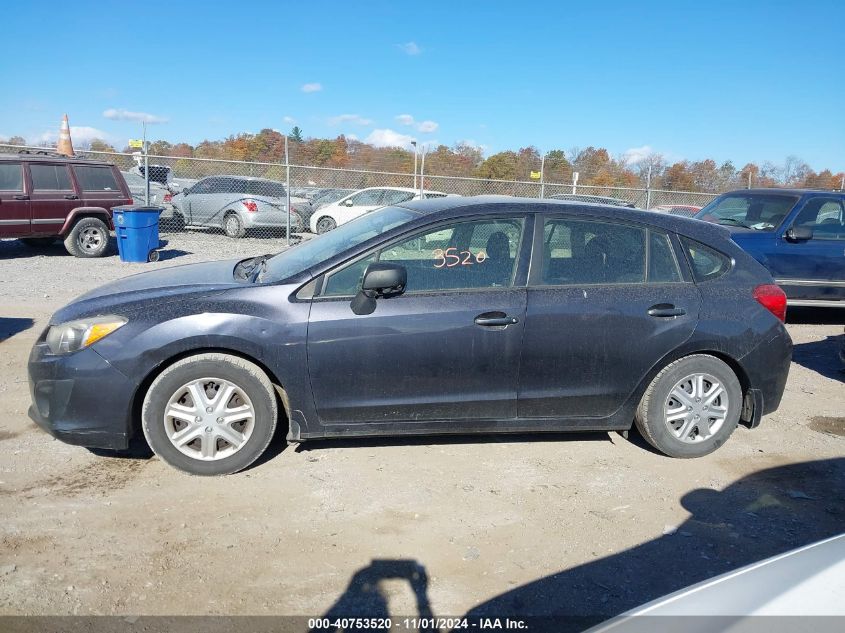 2014 Subaru Impreza 2.0I VIN: JF1GPAA68E8278730 Lot: 40753520