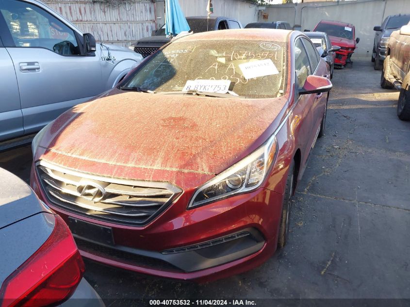 2015 Hyundai Sonata Sport VIN: 5NPE34AF9FH098755 Lot: 40753532