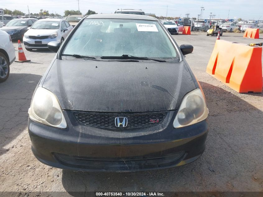 2004 Honda Civic Si VIN: SHHEP33534U500282 Lot: 40753540