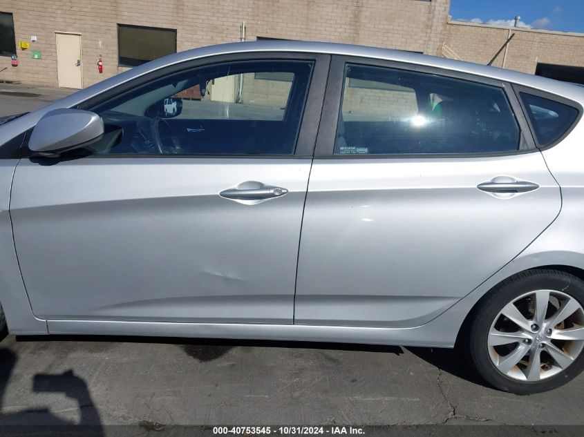 2012 Hyundai Accent Se VIN: KMHCU5AE3CU017991 Lot: 40753545