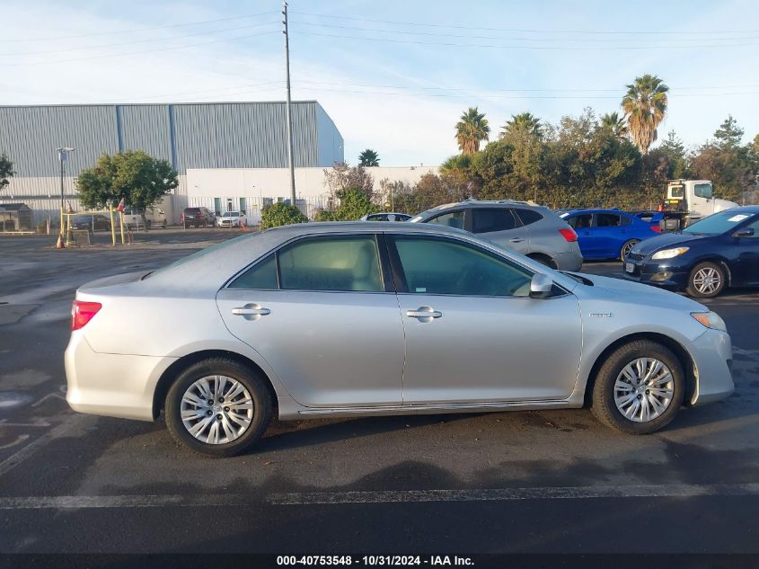 2013 Toyota Camry Hybrid Le VIN: 4T1BD1FK9DU066178 Lot: 40753548