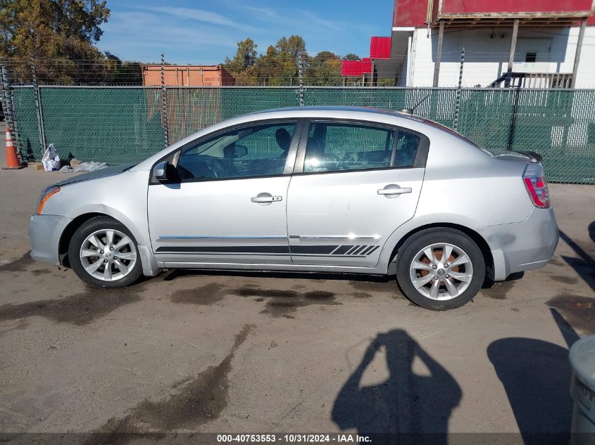 2010 Nissan Sentra 2.0Sl VIN: 3N1AB6AP4AL641236 Lot: 40753553