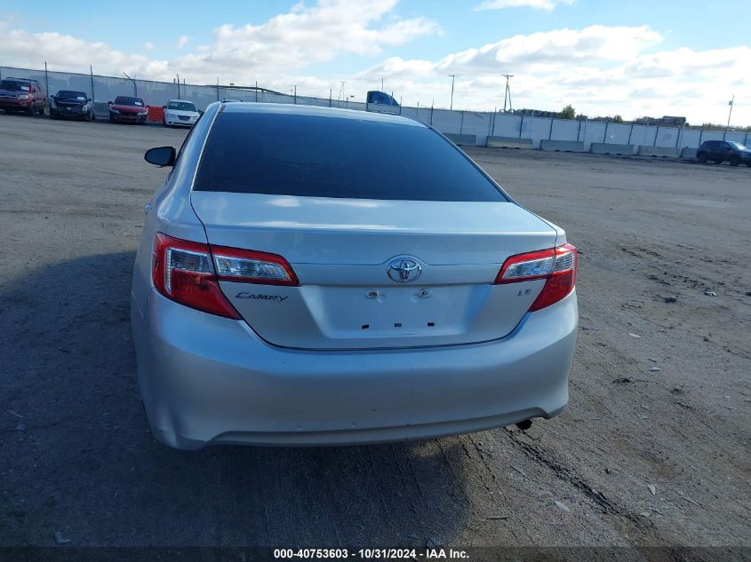 2012 Toyota Camry Le VIN: 4T1BF1FK4CU051936 Lot: 40753603