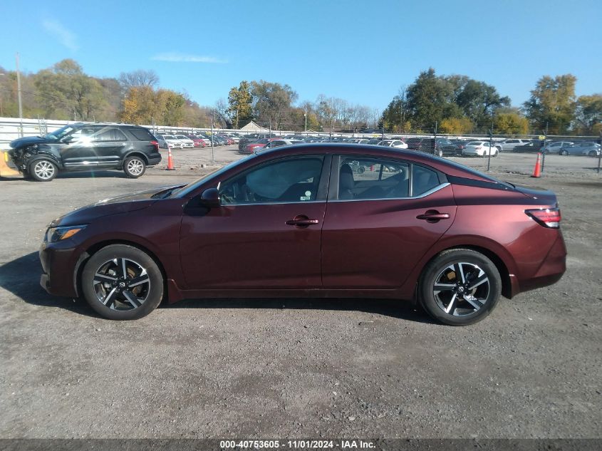 2024 Nissan Sentra Sv Xtronic Cvt VIN: 3N1AB8CV5RY275597 Lot: 40753605