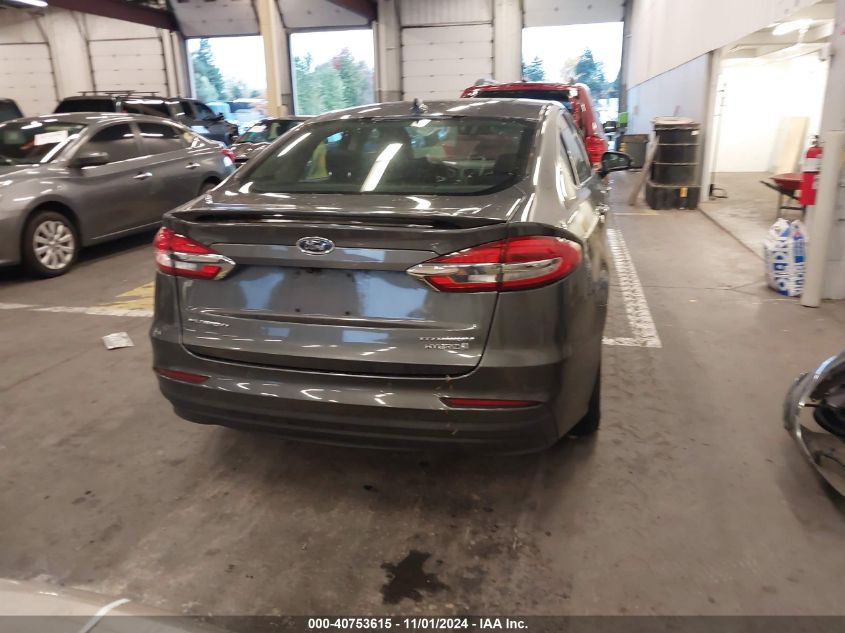 2019 Ford Fusion Hybrid Titanium VIN: 3FA6P0RU2KR260159 Lot: 40753615