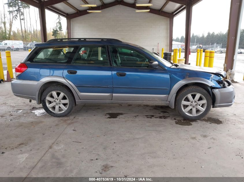 2008 Subaru Outback 2.5I/2.5I L.l. Bean Edition VIN: 4S4BP61C687364888 Lot: 40753619