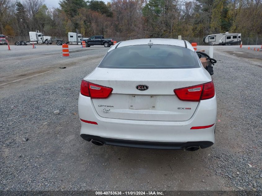 2015 Kia Optima Ex VIN: 5XXGN4A75FG491627 Lot: 40753638