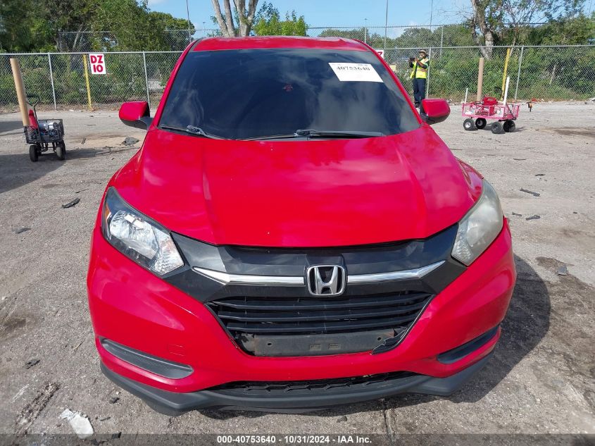 2018 Honda Hr-V Lx VIN: 3CZRU5H34JG701137 Lot: 40753640