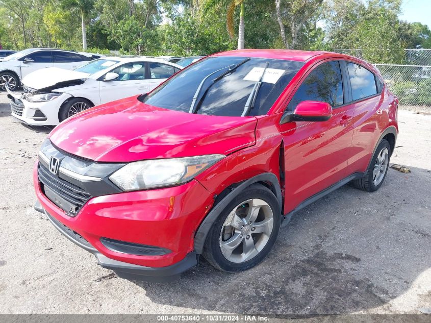 2018 Honda Hr-V Lx VIN: 3CZRU5H34JG701137 Lot: 40753640