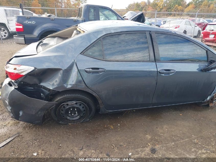 2016 TOYOTA COROLLA LE - 2T1BURHEXGC496121