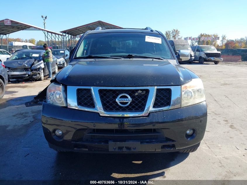 2013 Nissan Armada Platinum VIN: 5N1AA0NEXDN611146 Lot: 40753656